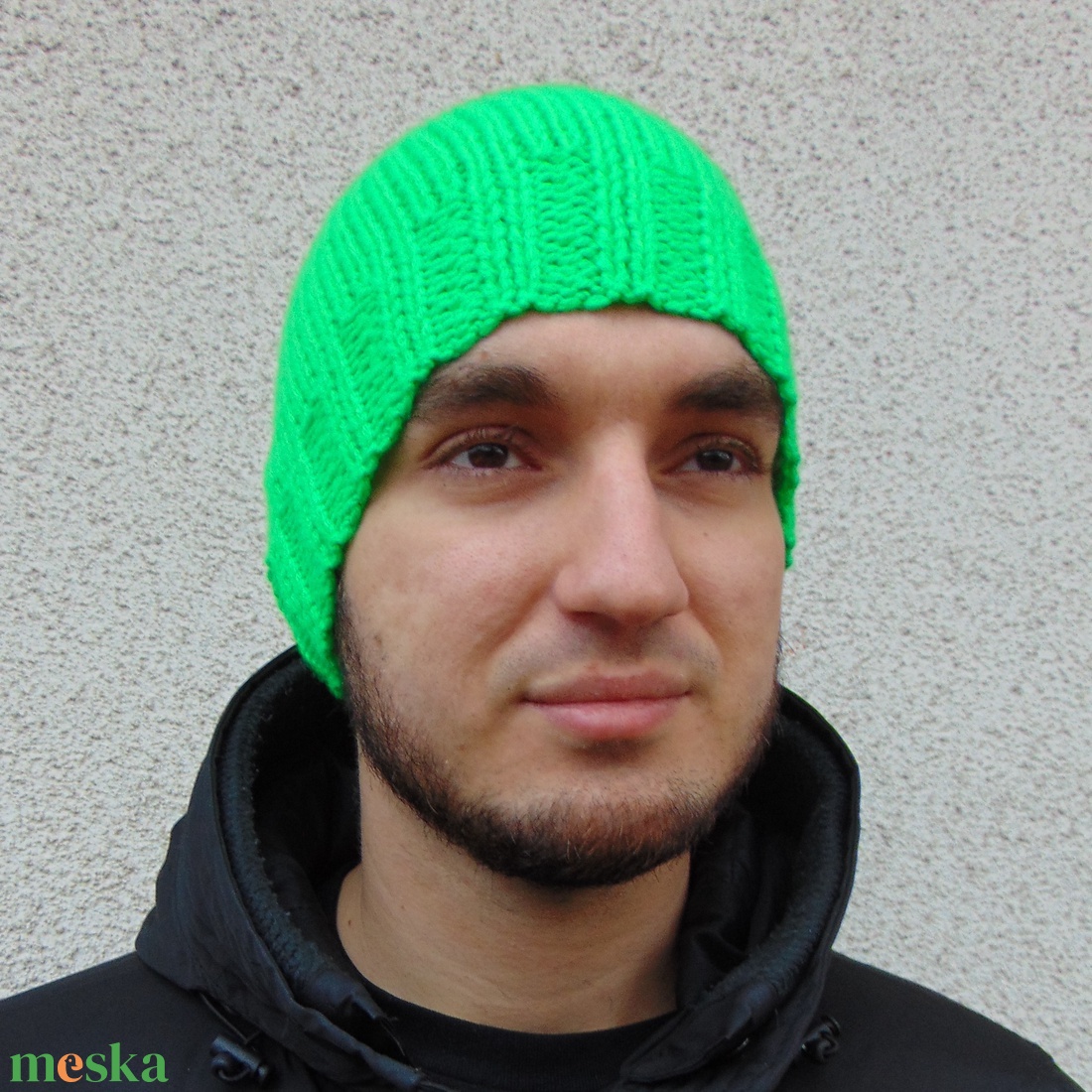 Dala- FÉRFI kötött sapka - ruha & divat - sál, sapka, kendő - sapka - Meska.hu