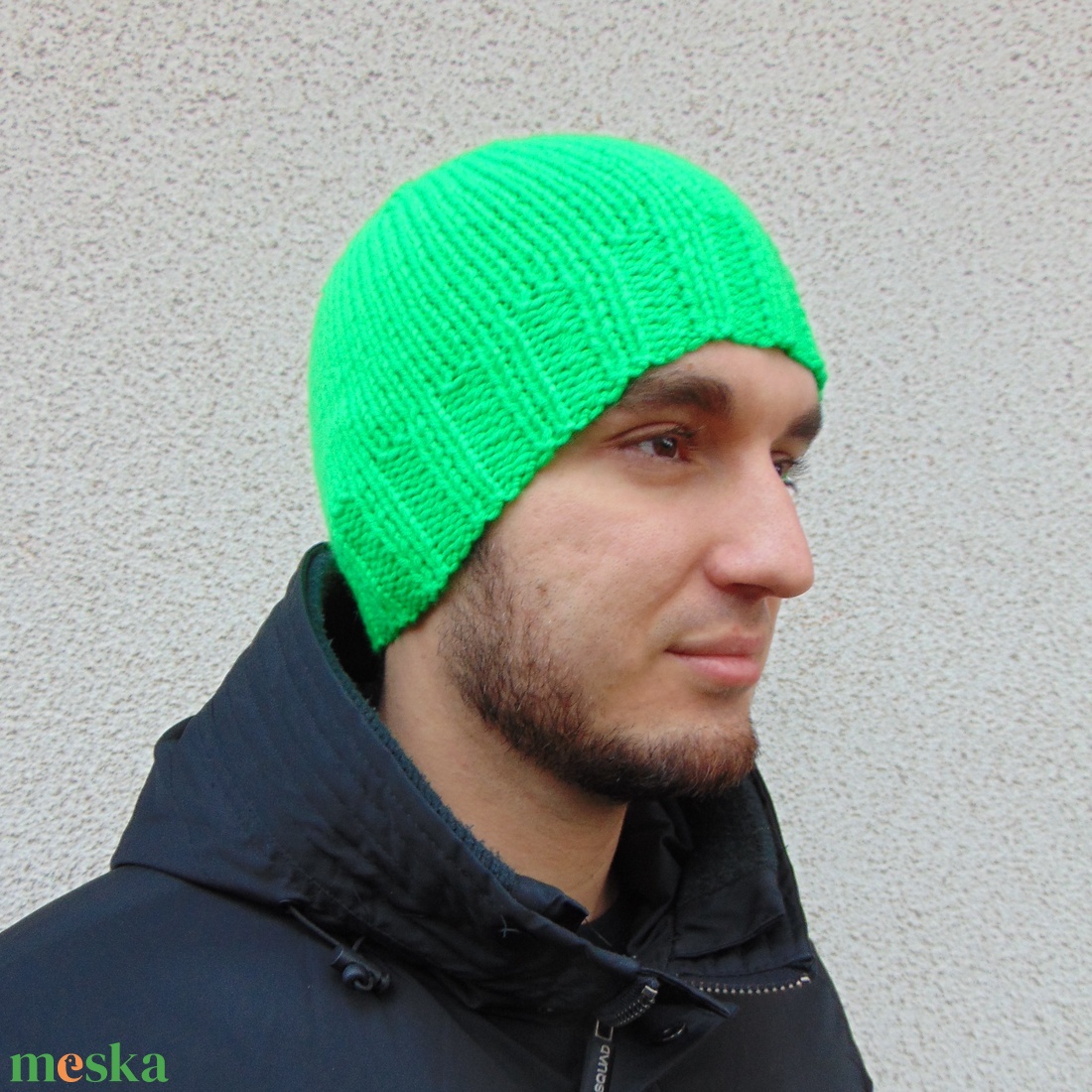 Dala- FÉRFI kötött sapka - ruha & divat - sál, sapka, kendő - sapka - Meska.hu