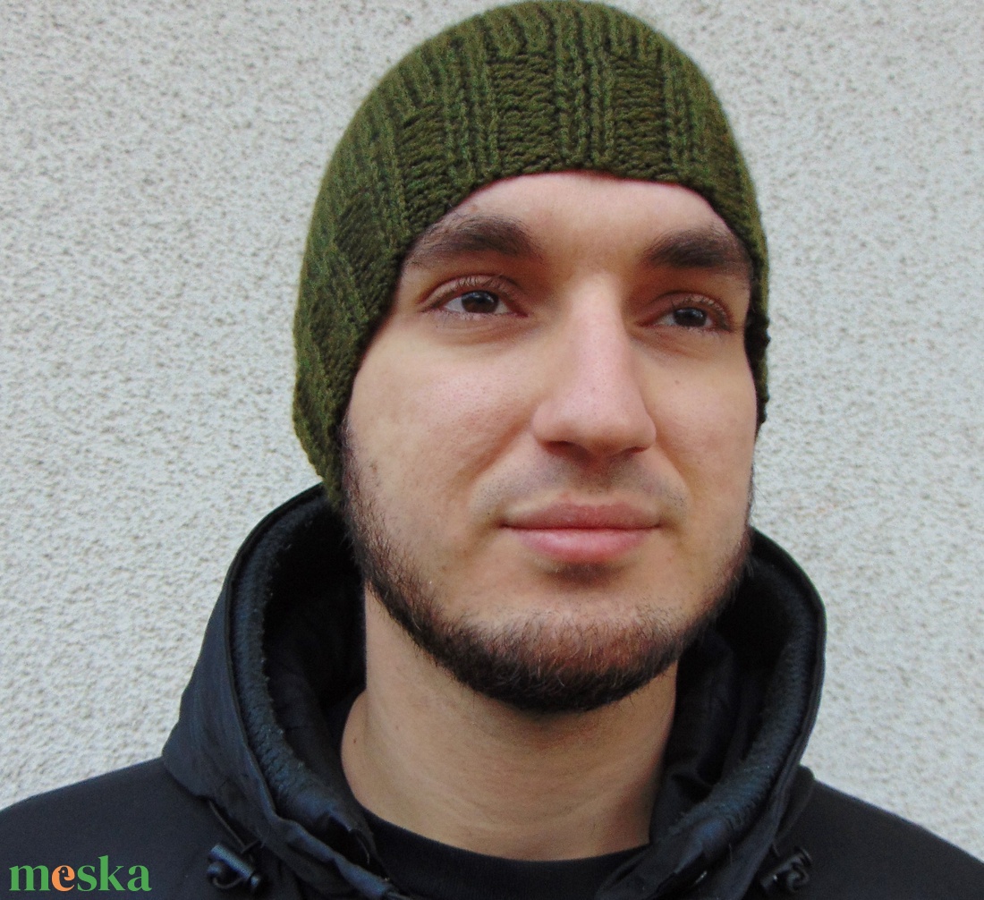 Ekan- FÉRFI kötött sapka - ruha & divat - sál, sapka, kendő - sapka - Meska.hu