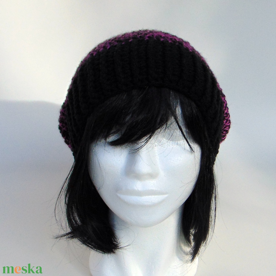Serenity slouchy fazonú női sapka /  horgolt sapka  - ruha & divat - sál, sapka, kendő - sapka - Meska.hu