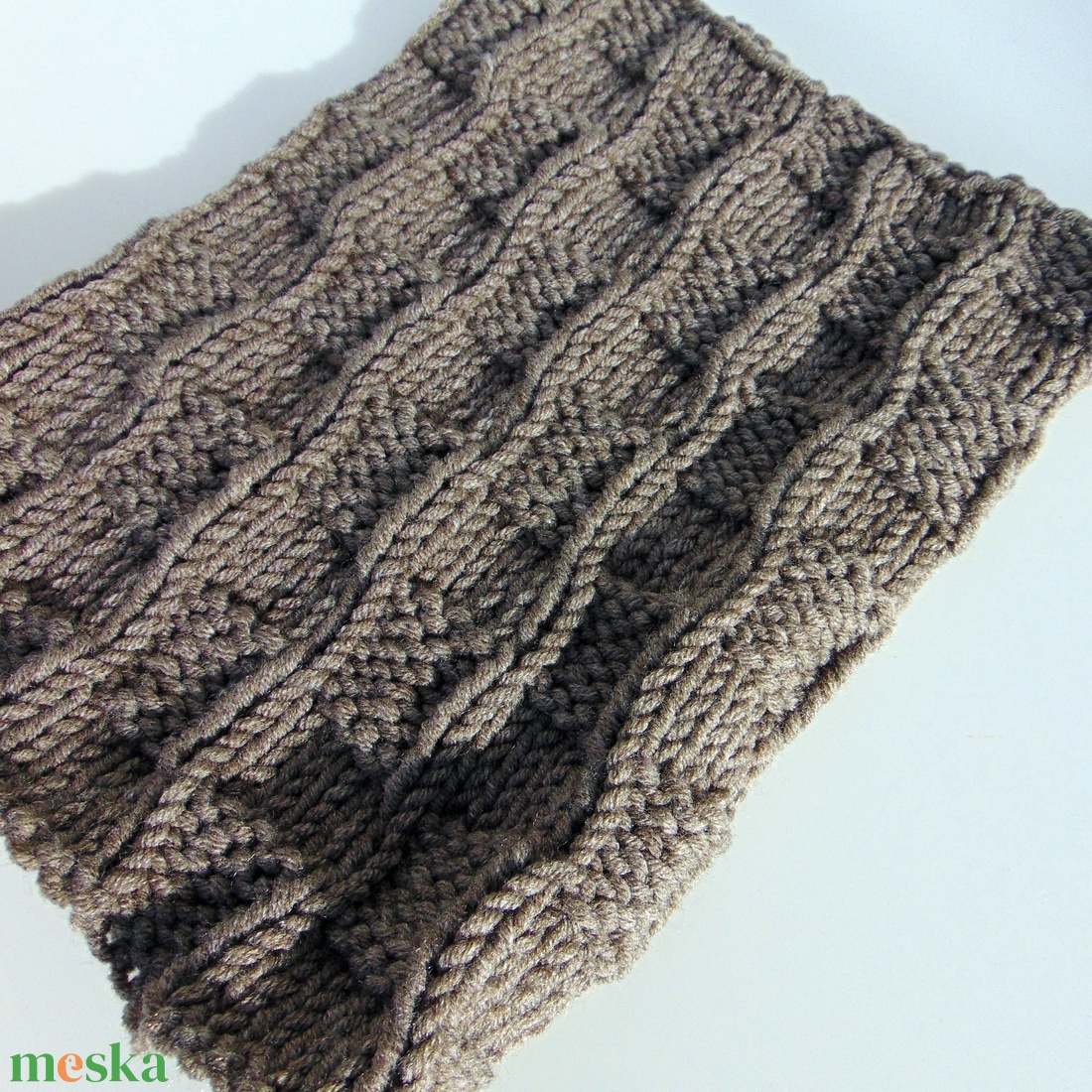 Kocka mintás- FÉRFI csősál/ Vastag, puha és meleg csősál -  - Meska.hu