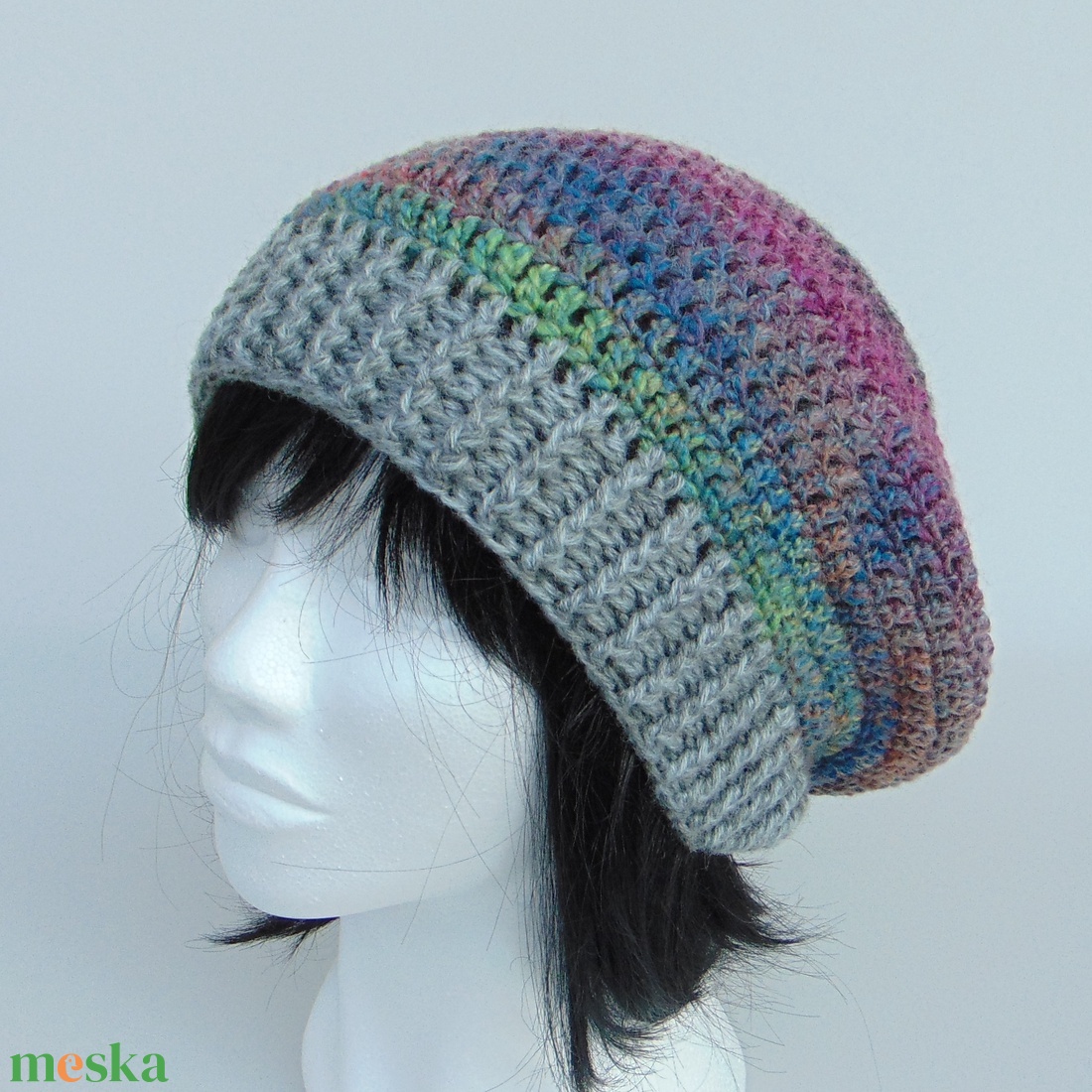 Adena / slouchy fazonú női sapka /  horgolt sapka  - ruha & divat - sál, sapka, kendő - sapka - Meska.hu