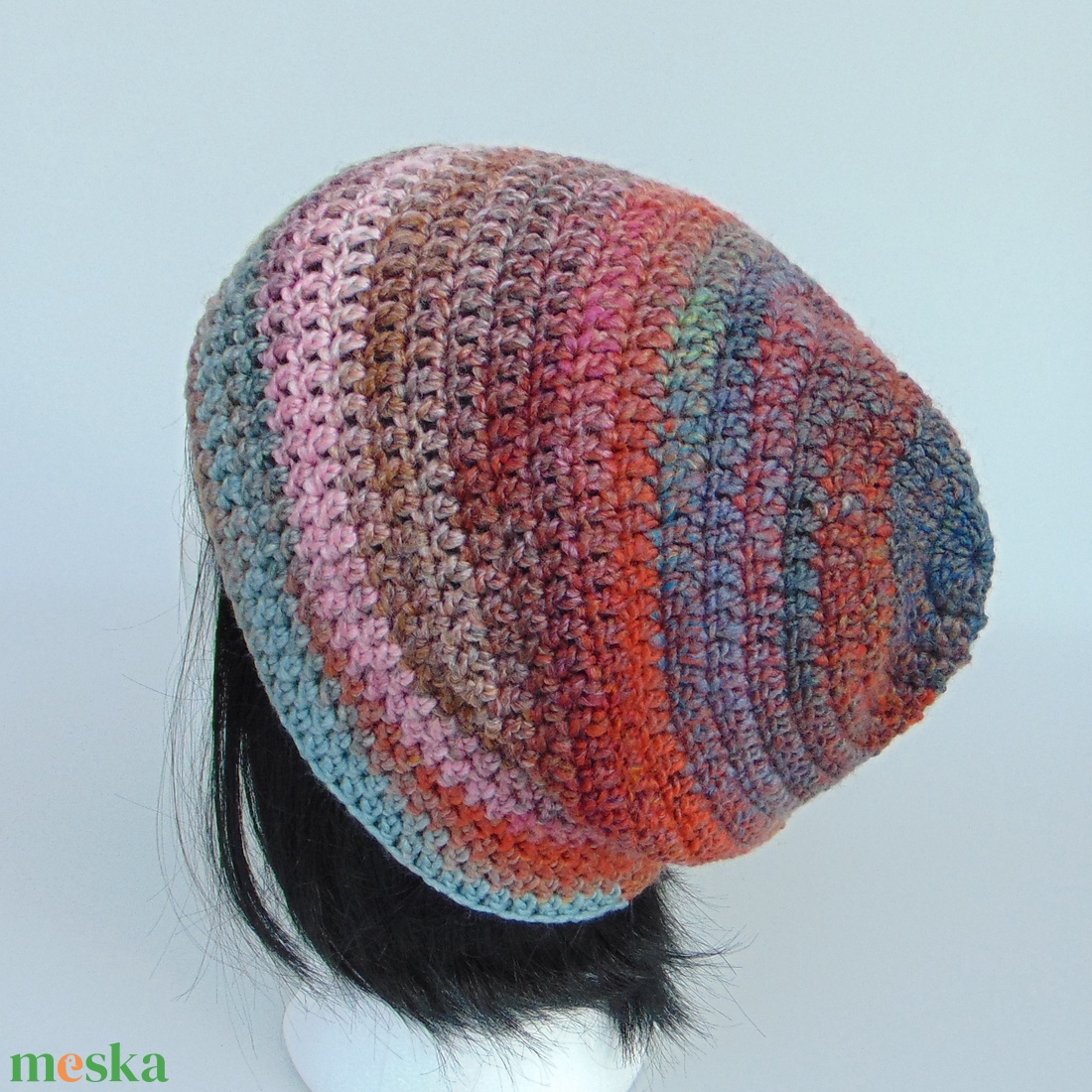 Adria / slouchy fazonú női sapka /  horgolt sapka  - ruha & divat - sál, sapka, kendő - sapka - Meska.hu