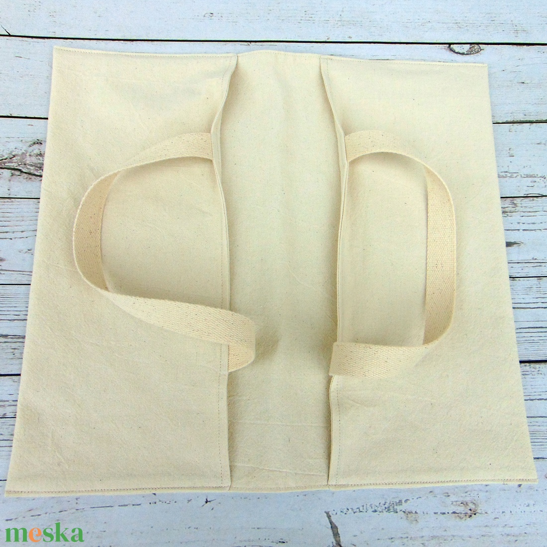 Ételhordó táska / nyers pamut - táska & tok - uzsonna- & ebéd tartó - ebéd tasak, doboz - Meska.hu