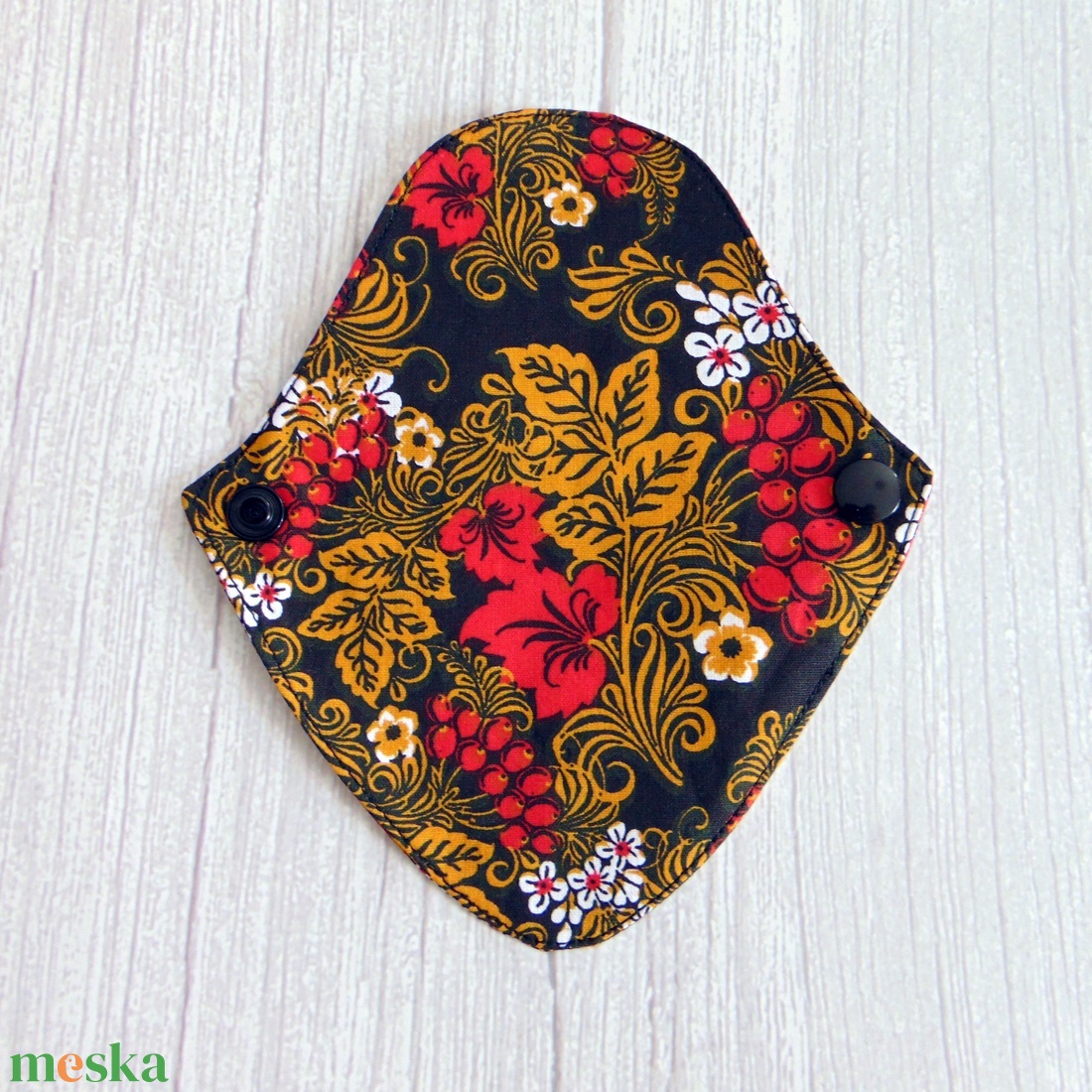 Mosható tanga tisztasági betét / bogyók és virágok - szépségápolás - intim higiénia - tisztasági betét - Meska.hu