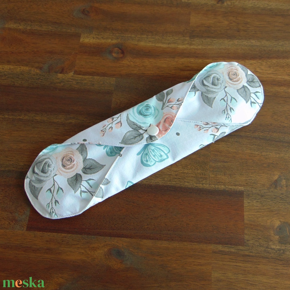 Lara mosható női betét 28 cm / mexikói színes virágok / intimbetét, mosható textil betét, környezetbarát termék - szépségápolás - intim higiénia - intimbetét - Meska.hu