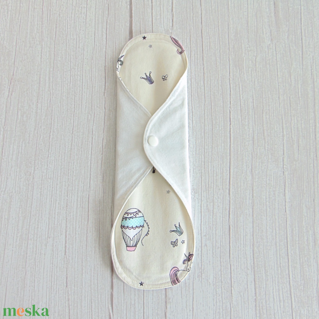 Lara Maxi mosható női betét 31 cm / lovacskázó királylány / mosható textil betét, környezetbarát termék - szépségápolás - intim higiénia - intimbetét - Meska.hu