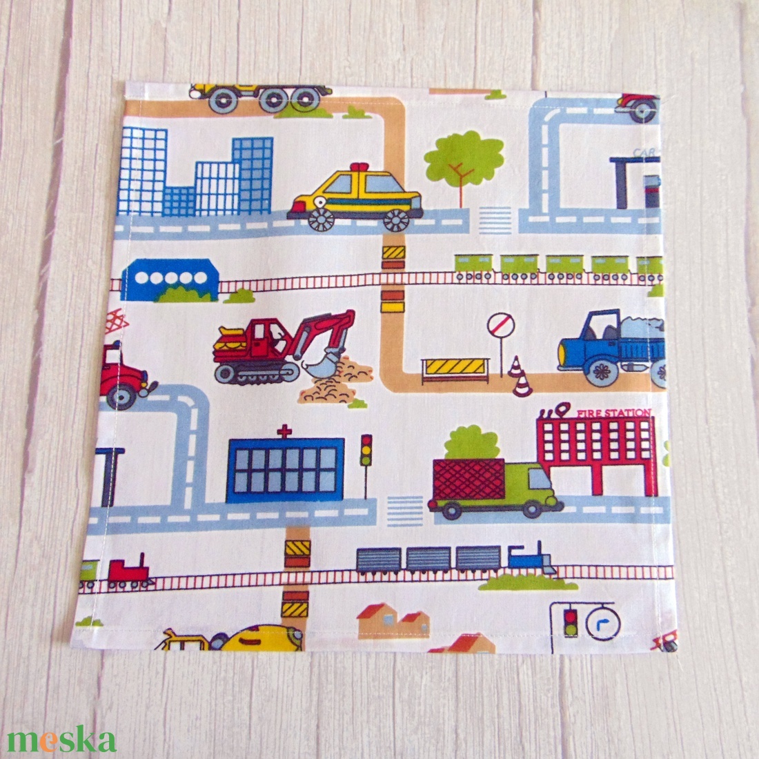 Textil szalvéta - Munkagépek - táska & tok - uzsonna- & ebéd tartó - szendvics csomagoló - Meska.hu