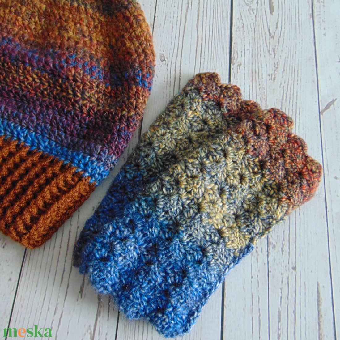 Sadie slouchy fazonú női sapka és kézmelegítő szett  - ruha & divat - sál, sapka, kendő - sapka - Meska.hu