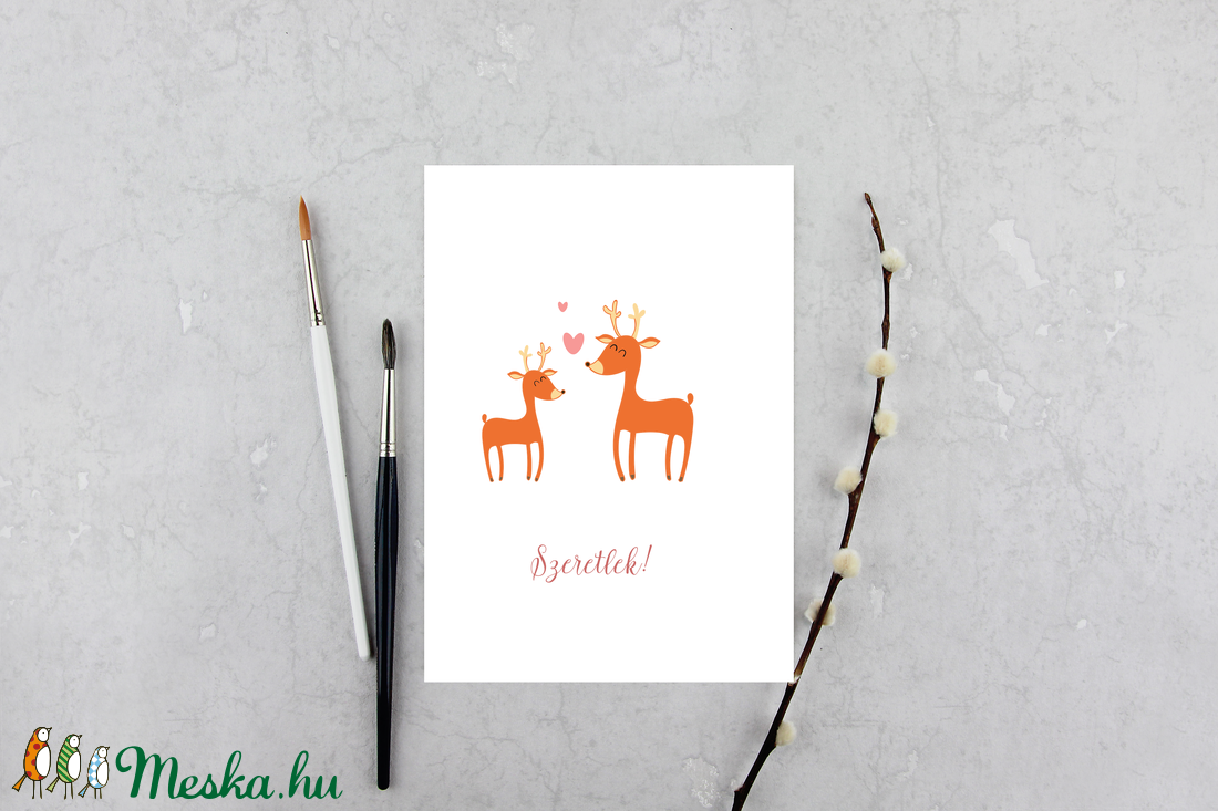 Egyedi szövegezésű Valentin-napi képeslap, üdvözlőlap - otthon & életmód - papír, írószer - ajándékozás kellékei - képeslap, üdvözlőlap - Meska.hu