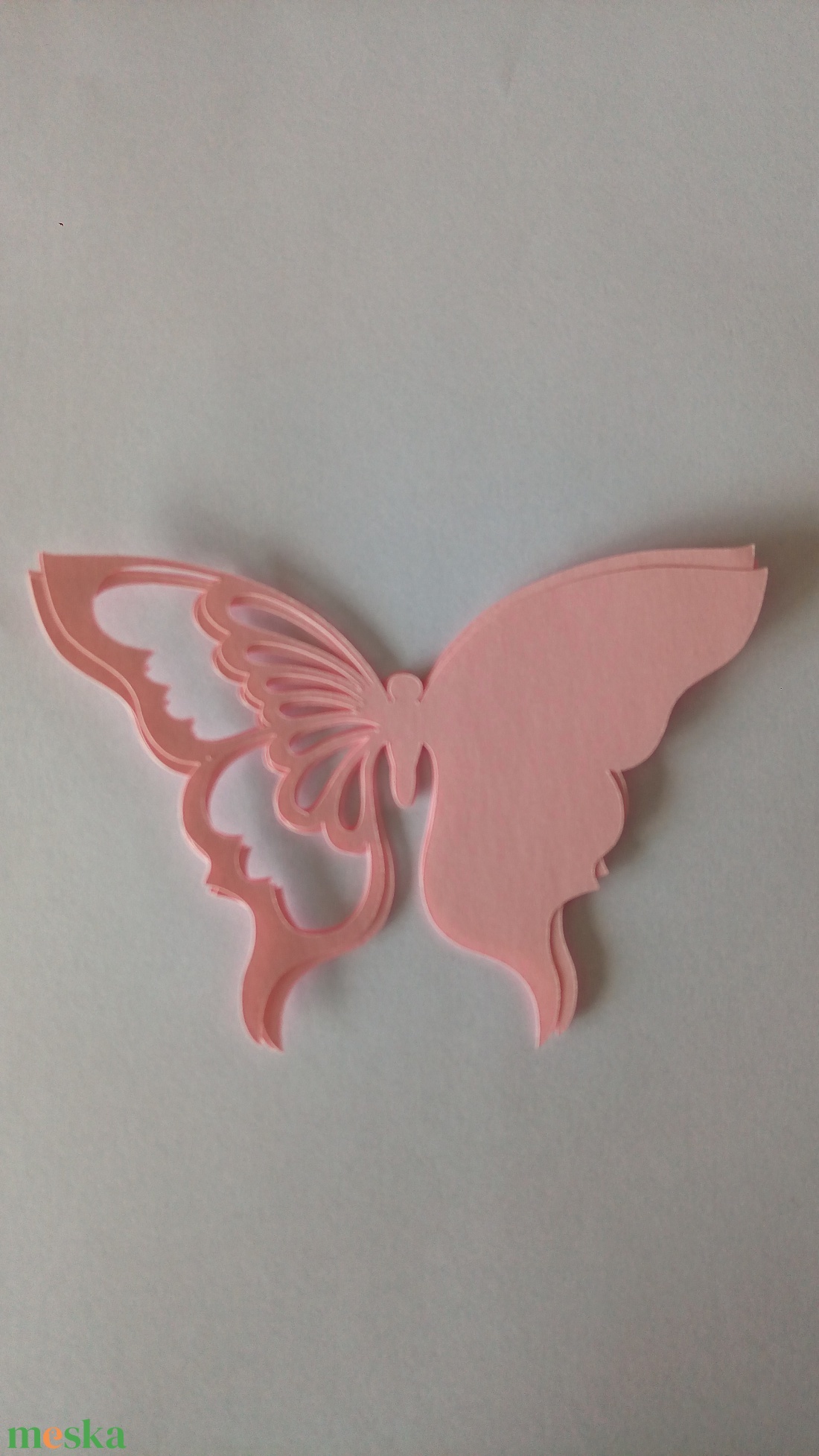 Lézervágott pillangó alakú ültetőkártya - esküvő - meghívó & kártya - ültetési rend - Meska.hu