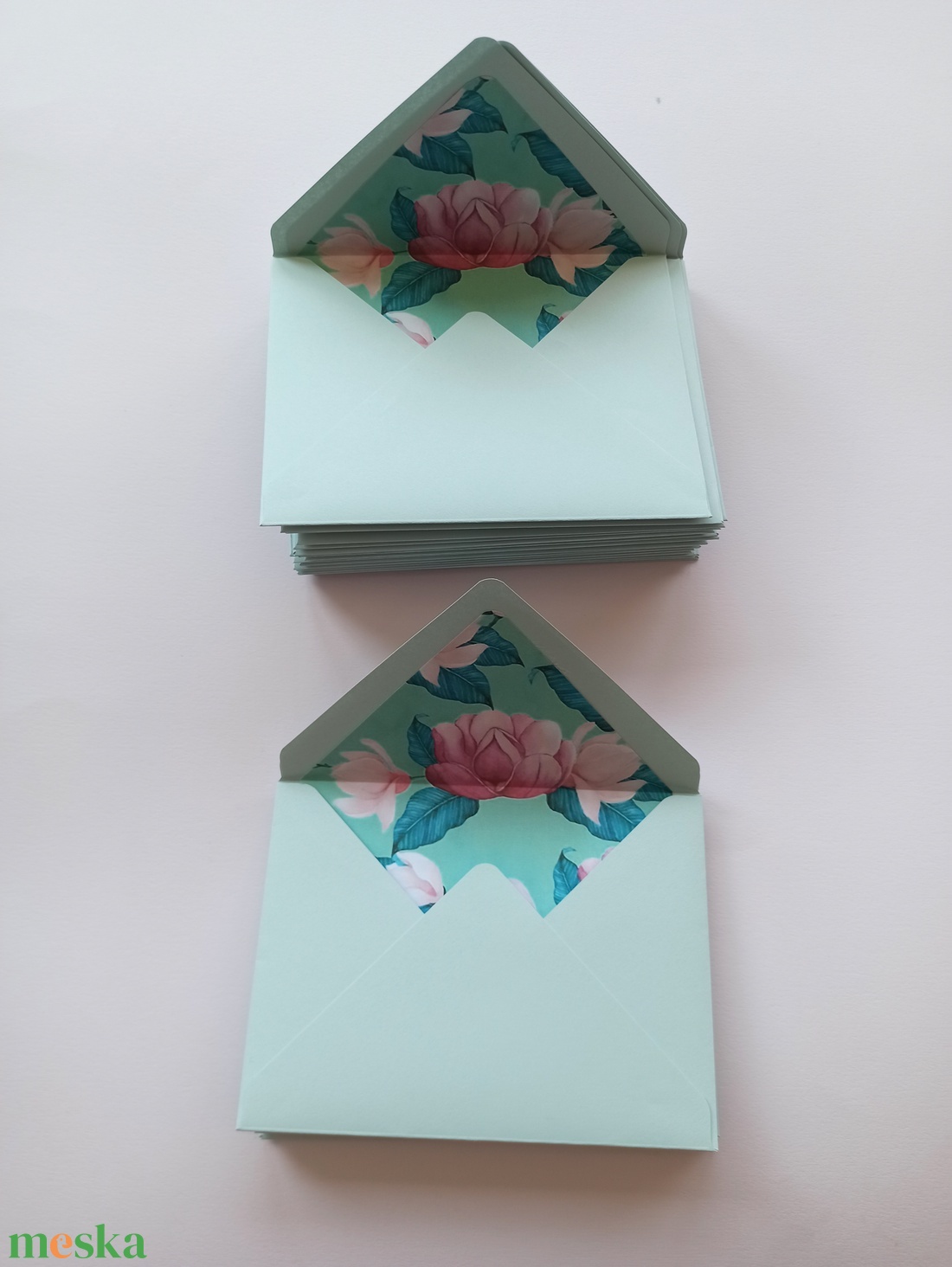 Bélelt boríték, képeslaphoz, esküvői meghívóhoz - esküvő - meghívó & kártya - meghívó - Meska.hu