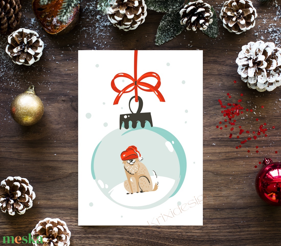 Karácsonyi képeslap, ajándék, üdvözlőlap - karácsony - karácsonyi ajándékozás - karácsonyi képeslap, üdvözlőlap, ajándékkísérő - Meska.hu