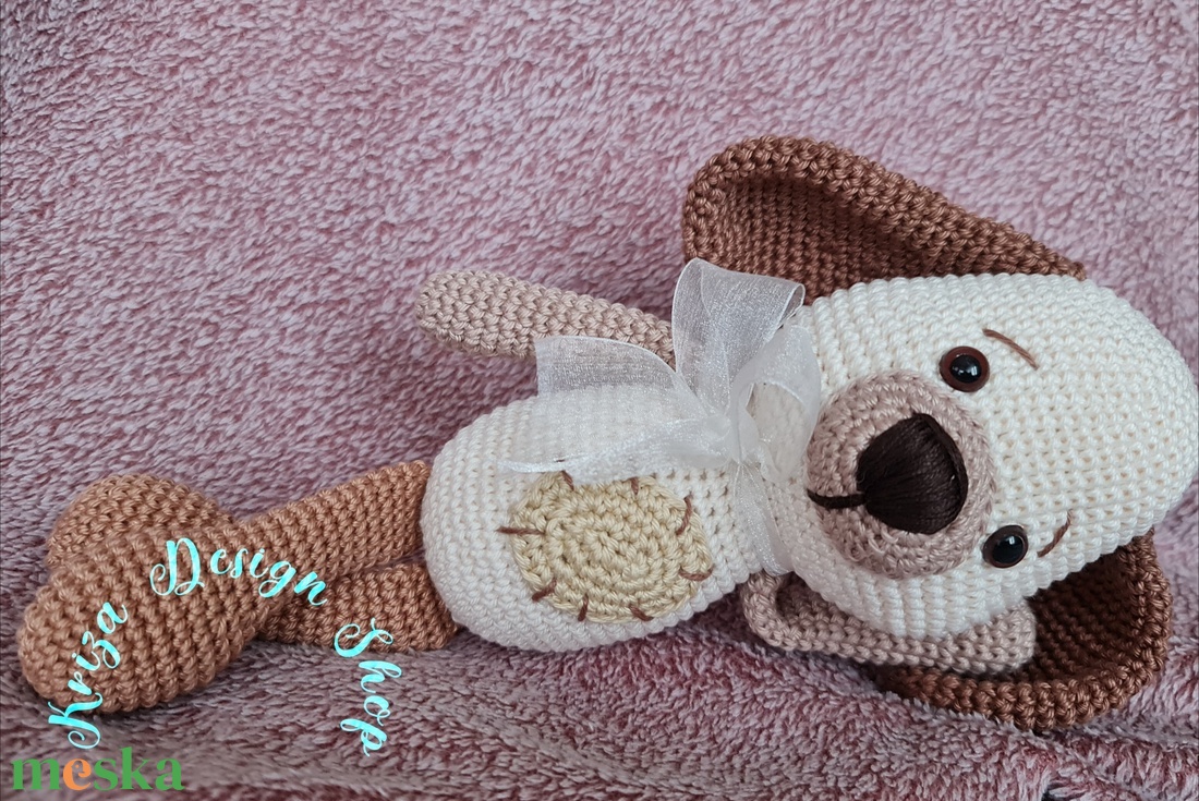 Kézműves horgolt kabala figura - Brúnó kutyus - játék & sport - plüssállat & játékfigura - kutya - Meska.hu Kézműves horgolt kabala figura - Brúnó kutyus - játék & sport - plüssállat & játékfigura - kutya - Meska.hu
