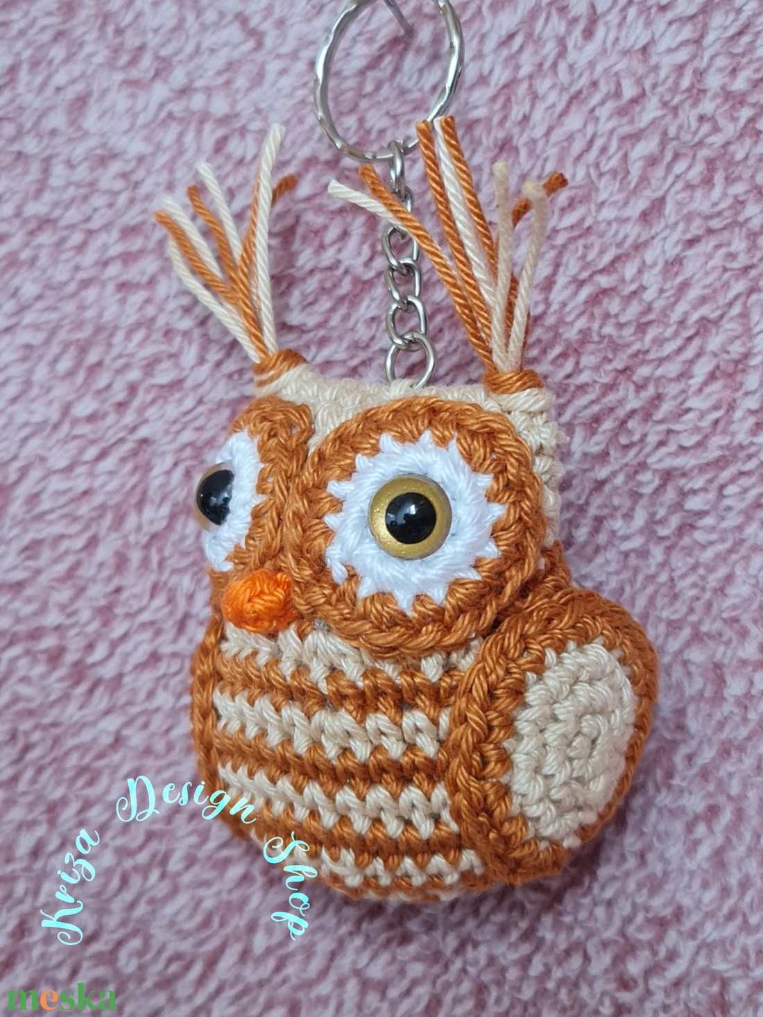 Kézműves horgolt kabalafigurás kulcstartó - Mini bagoly (Cinnamon) - játék & sport - plüssállat & játékfigura - bagoly - Meska.hu Kézműves horgolt kabalafigurás kulcstartó - Mini bagoly (Cinnamon) - játék & sport - plüssállat & játékfigura - bagoly - Meska.hu