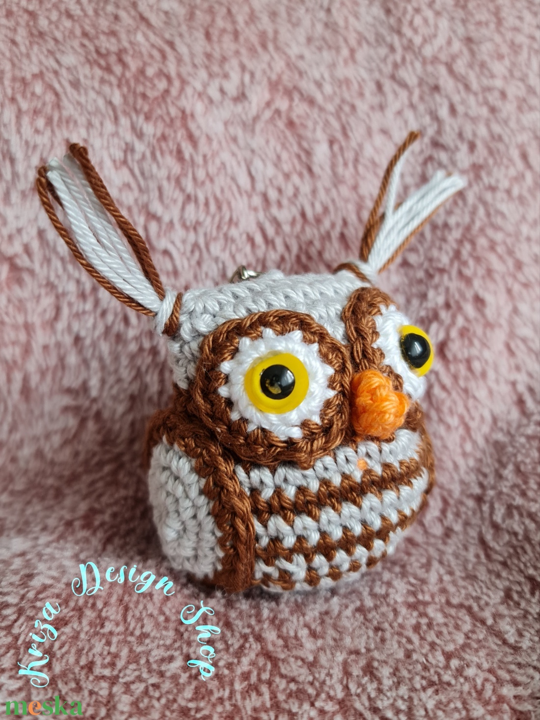 Kézműves horgolt kabalafigurás kulcstartó - Mini bagoly (Greyholz) - játék & sport - plüssállat & játékfigura - bagoly - Meska.hu Kézműves horgolt kabalafigurás kulcstartó - Mini bagoly (Greyholz) - játék & sport - plüssállat & játékfigura - bagoly - Meska.hu