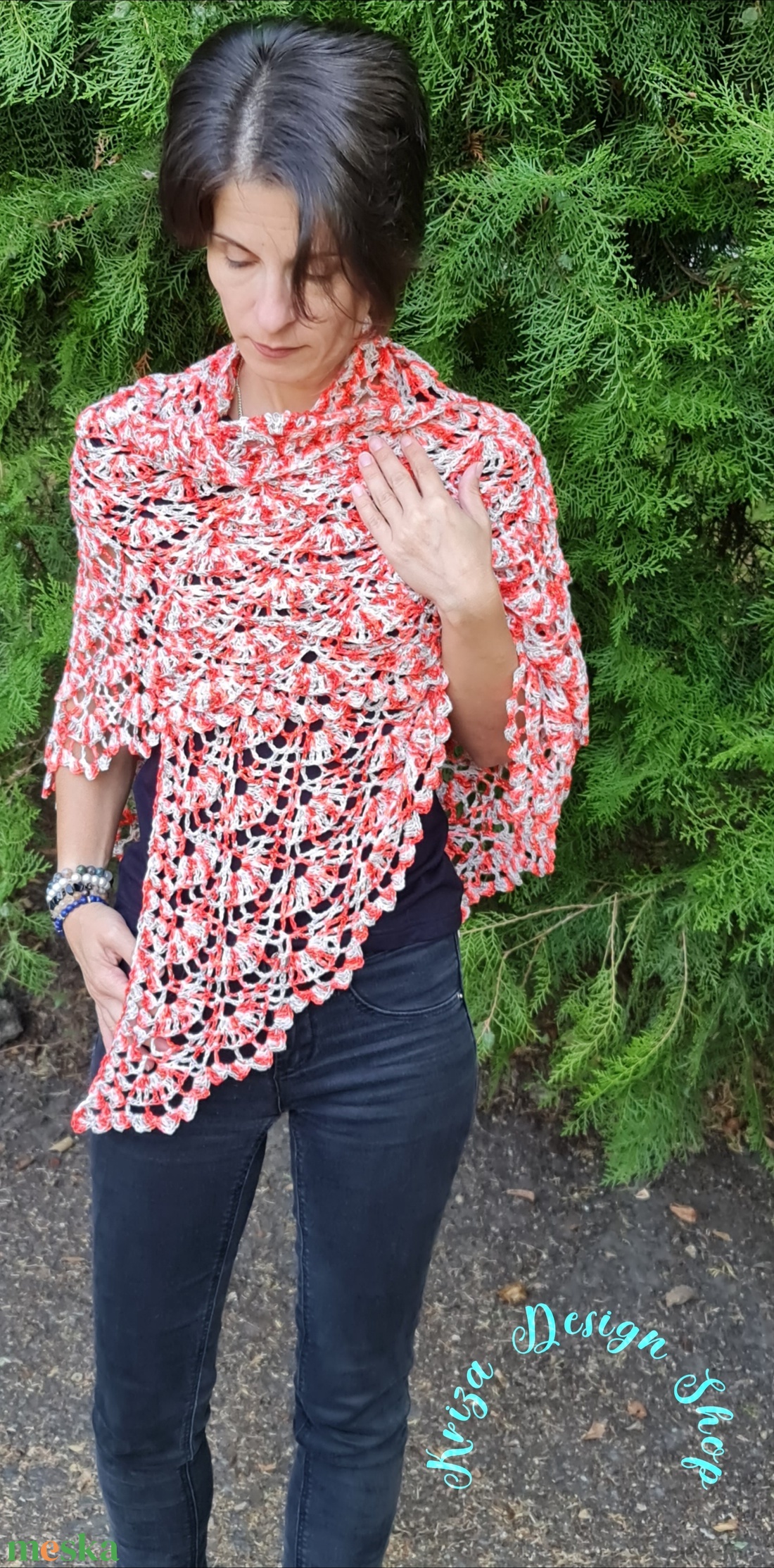 Kézműves horgolt csipke kendő - Fairytale shawl 2. - ruha & divat - sál, sapka, kendő - vállkendő - Meska.hu Kézműves horgolt csipke kendő - Fairytale shawl 2. - ruha & divat - sál, sapka, kendő - vállkendő - Meska.hu