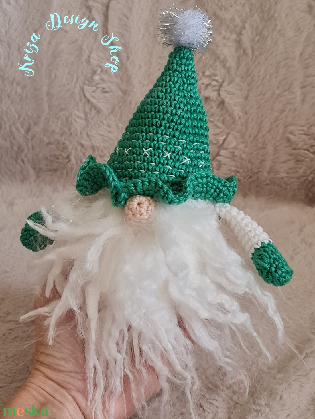 Kézműves horgolt kabalafigura - Karácsonyi gnome (Gotfried) - játék & sport - plüssállat & játékfigura - manó - Meska.hu Kézműves horgolt kabalafigura - Karácsonyi gnome (Gotfried) - játék & sport - plüssállat & játékfigura - manó - Meska.hu