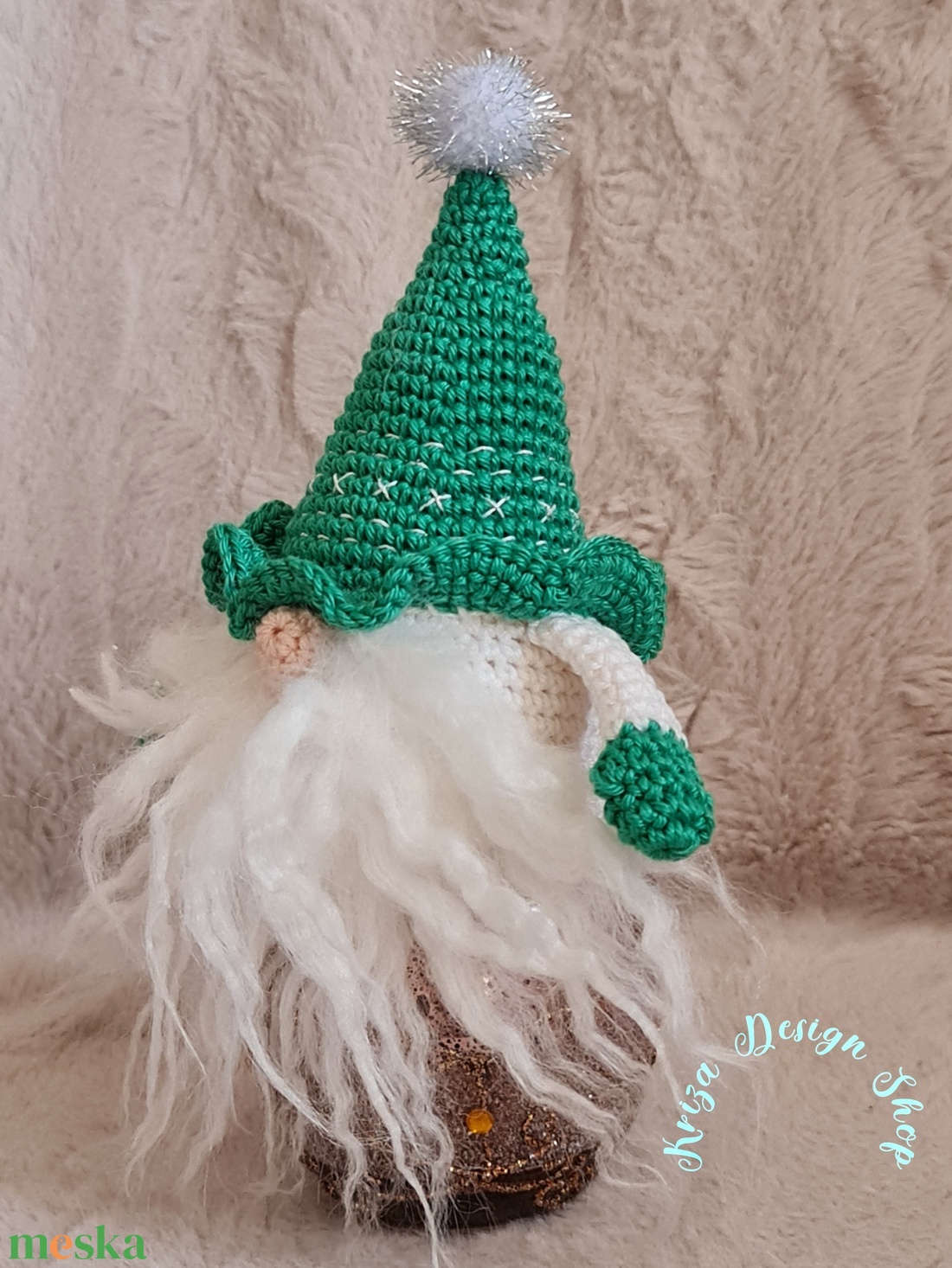 Kézműves horgolt kabalafigura - Karácsonyi gnome (Gotfried) - játék & sport - plüssállat & játékfigura - manó - Meska.hu Kézműves horgolt kabalafigura - Karácsonyi gnome (Gotfried) - játék & sport - plüssállat & játékfigura - manó - Meska.hu