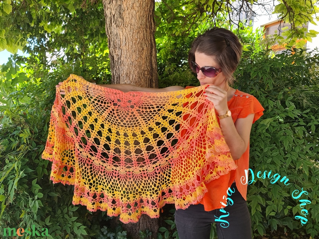 Kézműves horgolt csipke kendő - Innocencia shawl - ruha & divat - sál, sapka, kendő - kendő - Meska.hu Kézműves horgolt csipke kendő - Innocencia shawl - ruha & divat - sál, sapka, kendő - kendő - Meska.hu