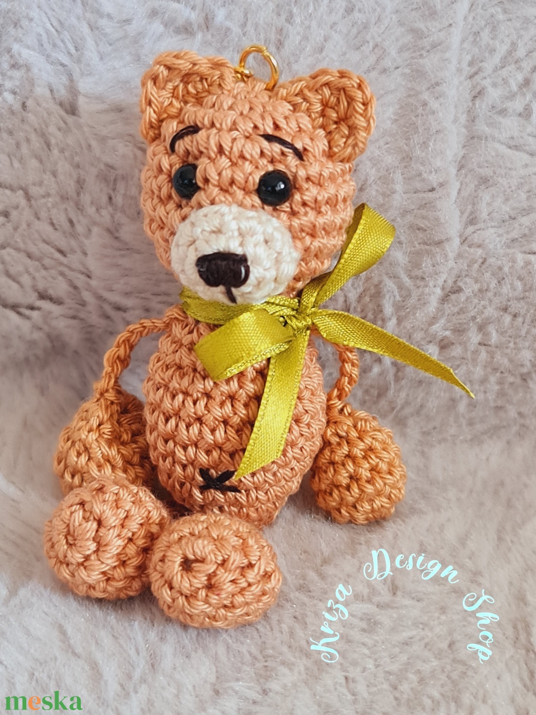 Kézműves horgolt kabalafigurás kulcstartó - Mini mackó (Balázs) - játék & sport - plüssállat & játékfigura - egér - Meska.hu Kézműves horgolt kabalafigurás kulcstartó - Mini mackó (Balázs) - játék & sport - plüssállat & játékfigura - egér - Meska.hu