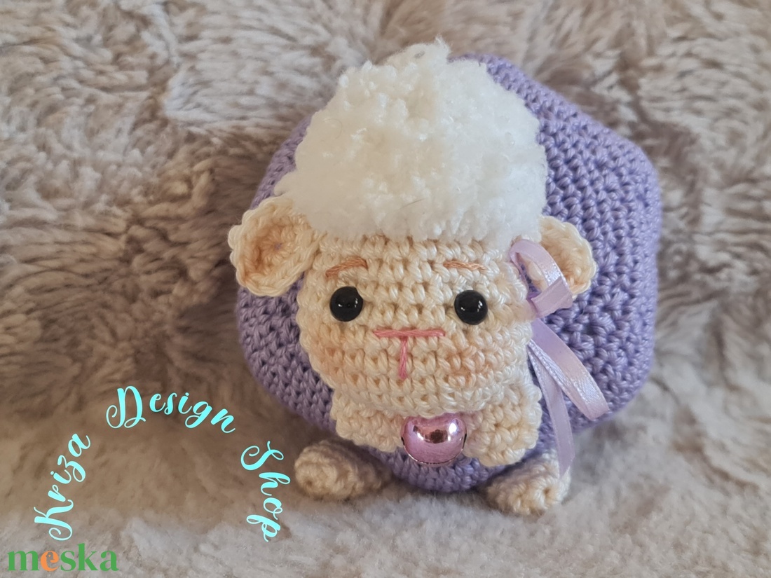 Kézműves horgolt kabala figura - Csillag bárányka (Orgonácska) - játék & sport - plüssállat & játékfigura - más figura - Meska.hu
