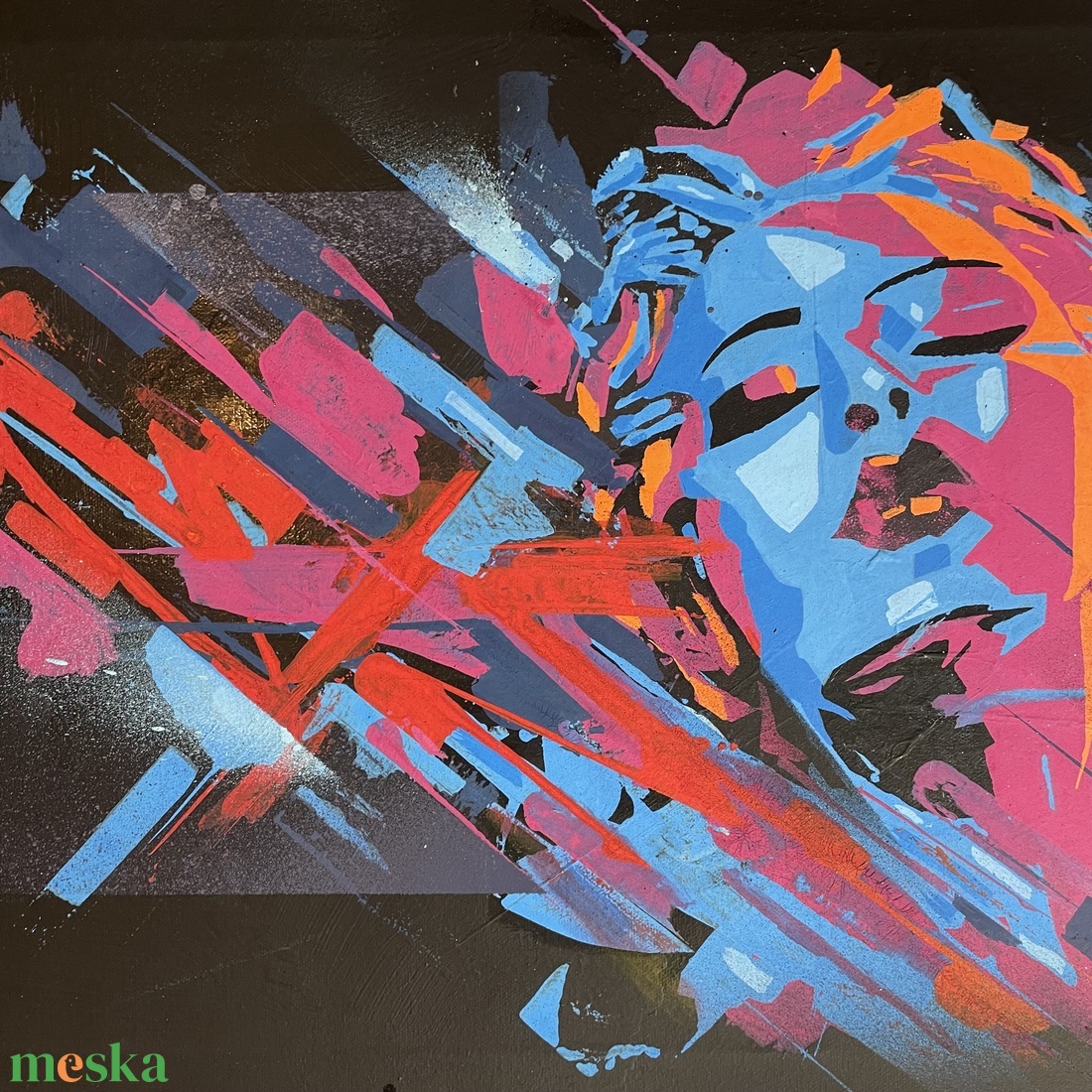 Marilyn 80X40 - művészet - festmény - akril - Meska.hu