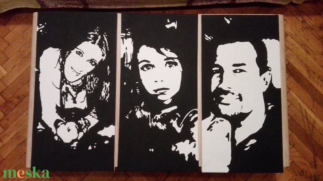 Személyre szabott festmény 20X30 cm - művészet - festmény - akril - Meska.hu