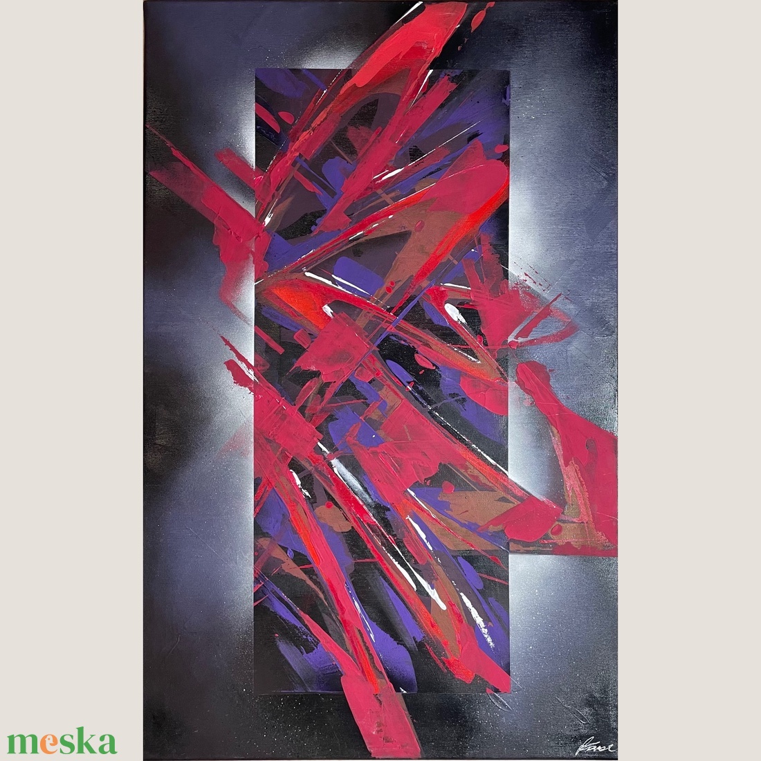 Odyssey 95X60 - művészet - festmény - akril - Meska.hu