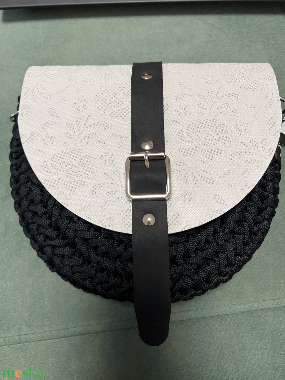 Horgolt crossbody  - táska & tok - kézitáska & válltáska - alkalmi táska - Meska.hu