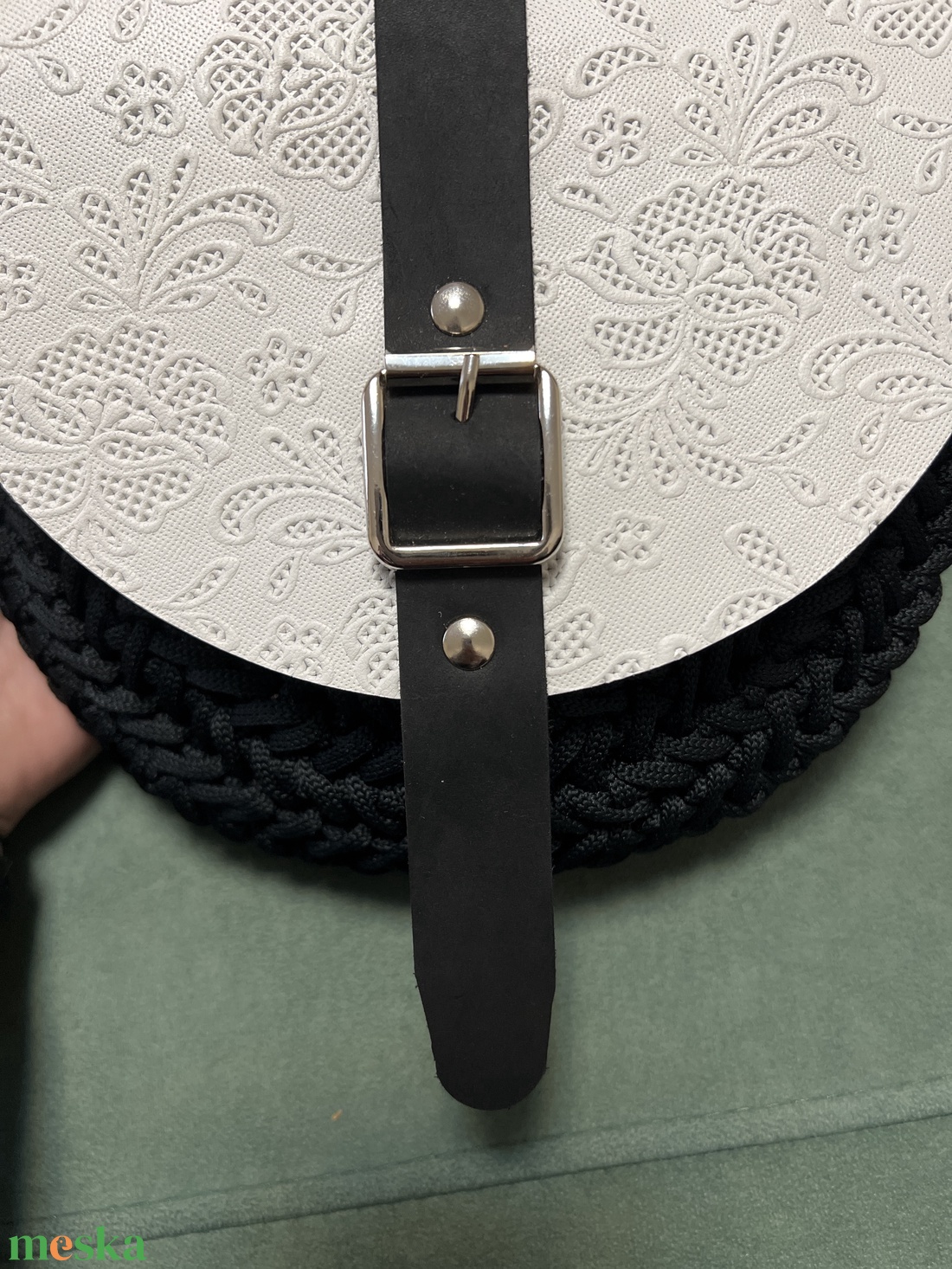 Horgolt crossbody  - táska & tok - kézitáska & válltáska - alkalmi táska - Meska.hu