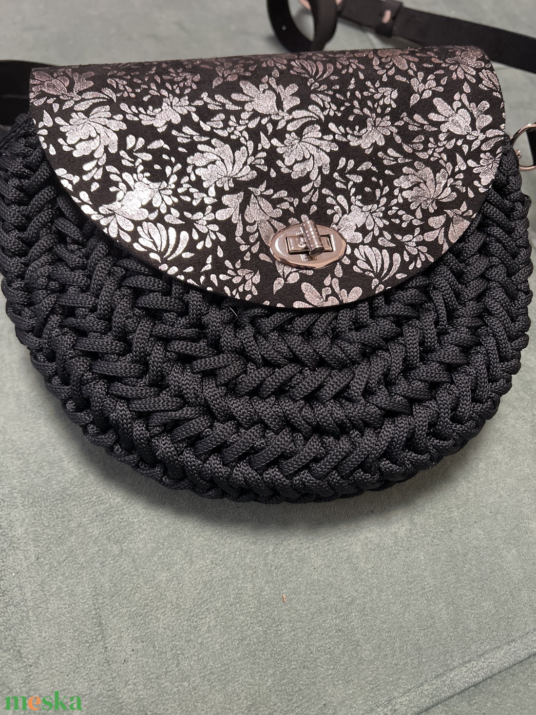 Horgolt crossbody - táska & tok - kézitáska & válltáska - kézitáska - Meska.hu