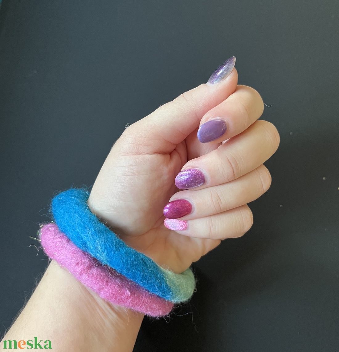 Dupla nemez karkötő - ékszer - karkötő - karperec - Meska.hu