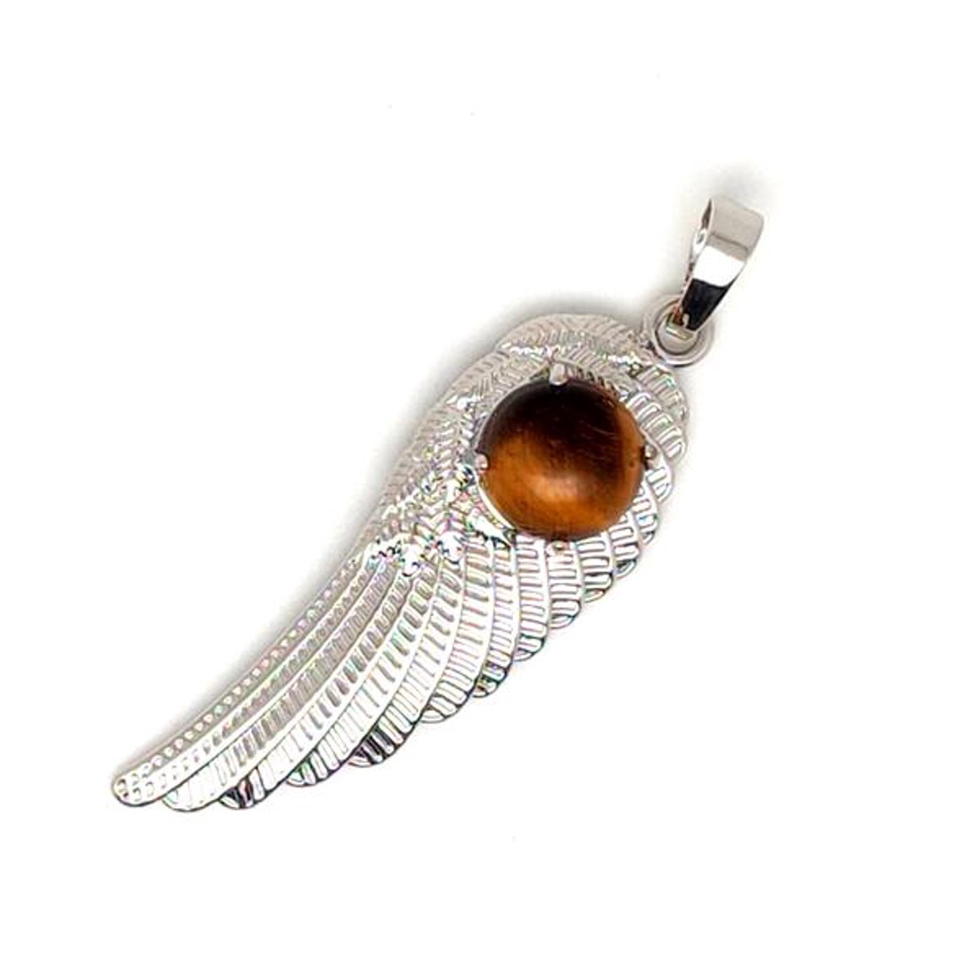Angyalszárny fém medál tigrisszem 15x45mm - ékszer - nyaklánc - medál - Meska.hu Angyalszárny fém medál tigrisszem 15x45mm - ékszer - nyaklánc - medál - Meska.hu