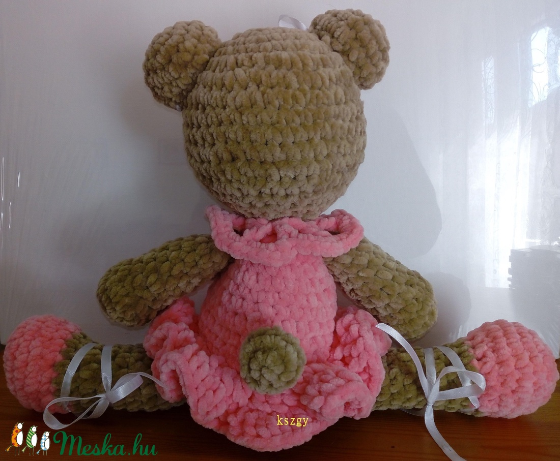 Álmodozó balerina - horgolt plüss maci- amigurumi - - Meska.hu Álmodozó balerina - horgolt plüss maci- amigurumi - - Meska.hu