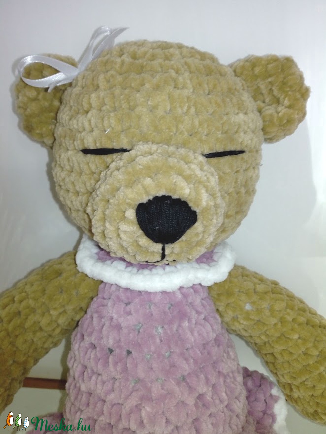 Álmodozó balerina - horgolt plüss maci- amigurumi - játék & sport - plüssállat & játékfigura - maci - Meska.hu Álmodozó balerina - horgolt plüss maci- amigurumi - játék & sport - plüssállat & játékfigura - maci - Meska.hu