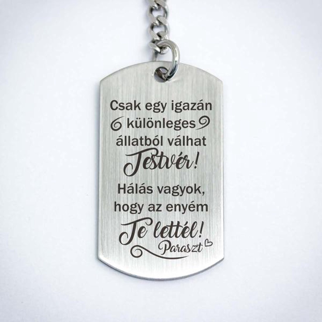 Te lettél a vicces Testvérem acél medálos kulcstartó - táska & tok - kulcstartó & táskadísz - kulcstartó - Meska.hu Te lettél a vicces Testvérem acél medálos kulcstartó - táska & tok - kulcstartó & táskadísz - kulcstartó - Meska.hu