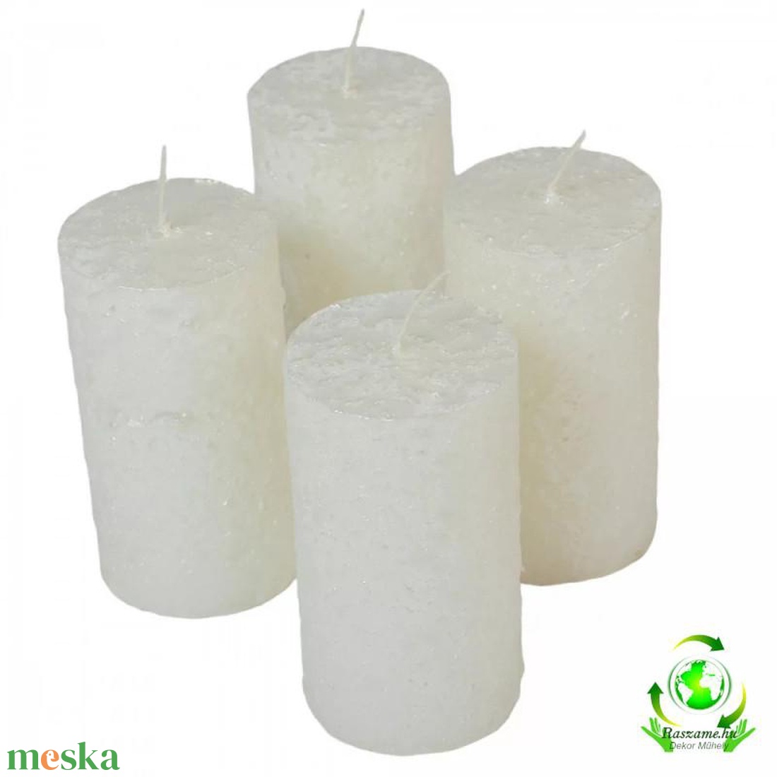 Fröcskölt henger gyertya 50x90 mm - fehér szett - kellékek & szerszámok - dekorációs kellékek - dekorációs gyertya - Meska.hu Fröcskölt henger gyertya 50x90 mm - fehér szett - kellékek & szerszámok - dekorációs kellékek - dekorációs gyertya - Meska.hu