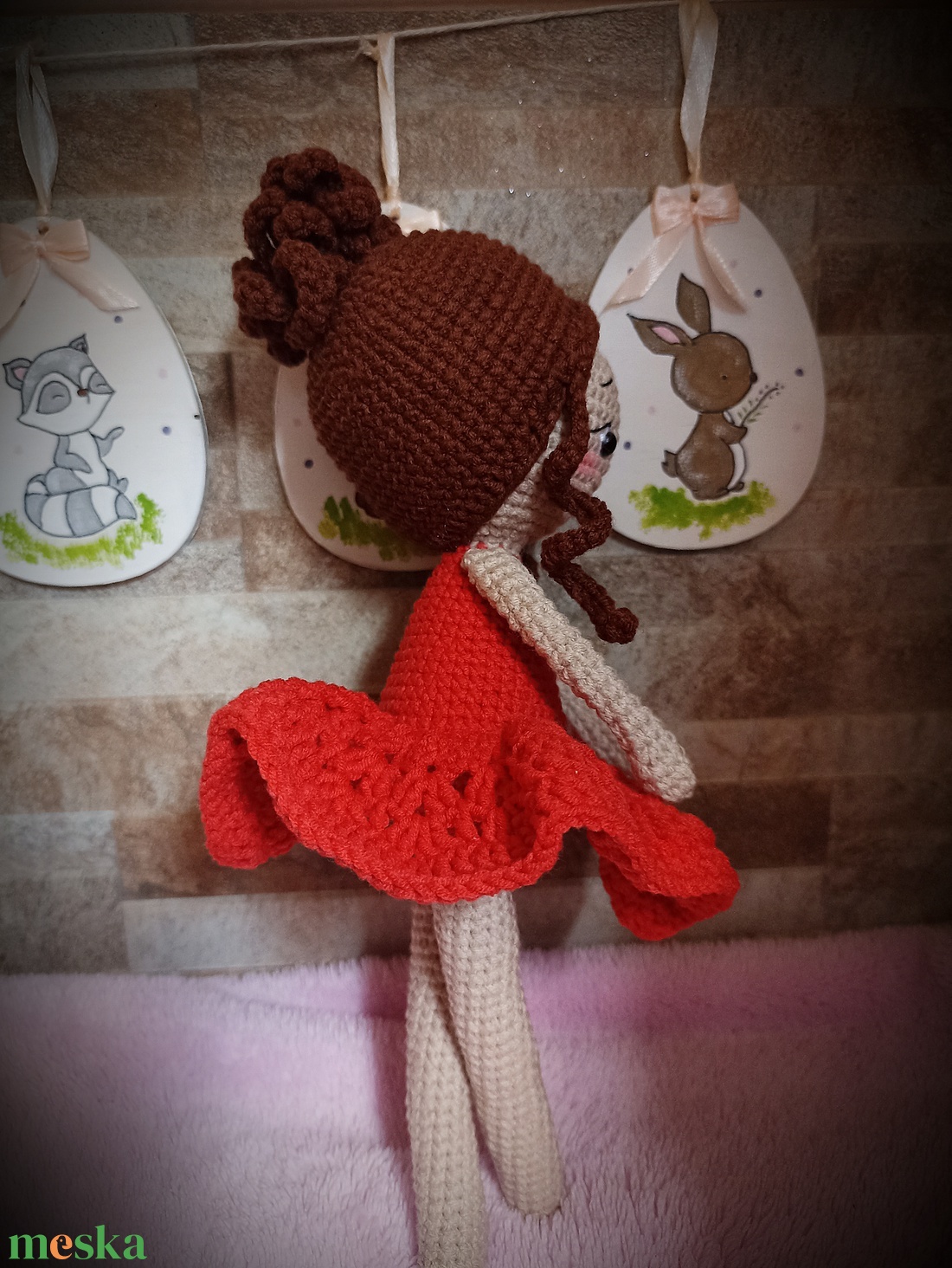 Amigurumi balerina baba  - játék & sport - plüssállat & játékfigura - ember - Meska.hu