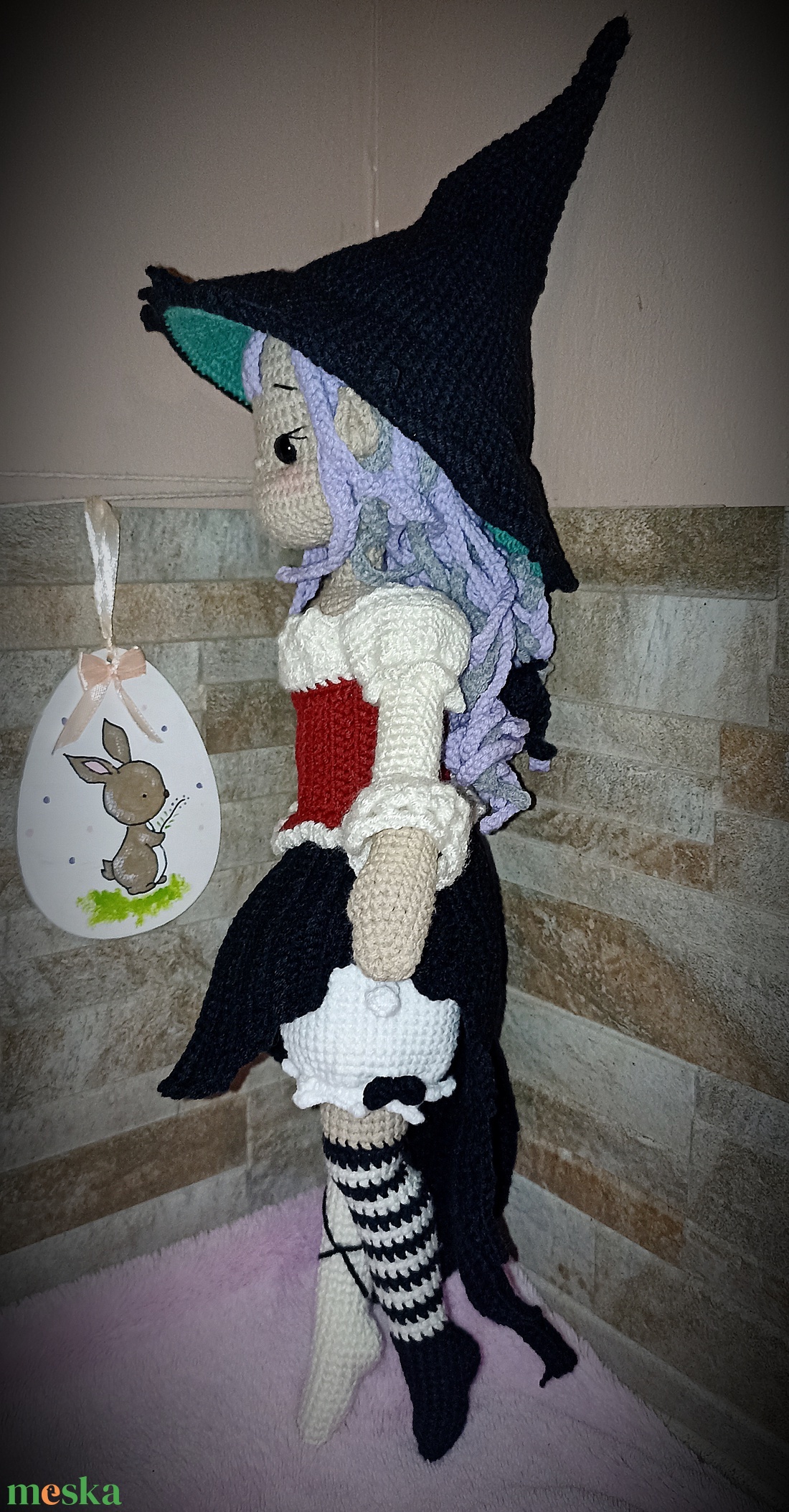 Amigurumi boszorkány - játék & sport - plüssállat & játékfigura - más figura - Meska.hu Amigurumi boszorkány - játék & sport - plüssállat & játékfigura - más figura - Meska.hu