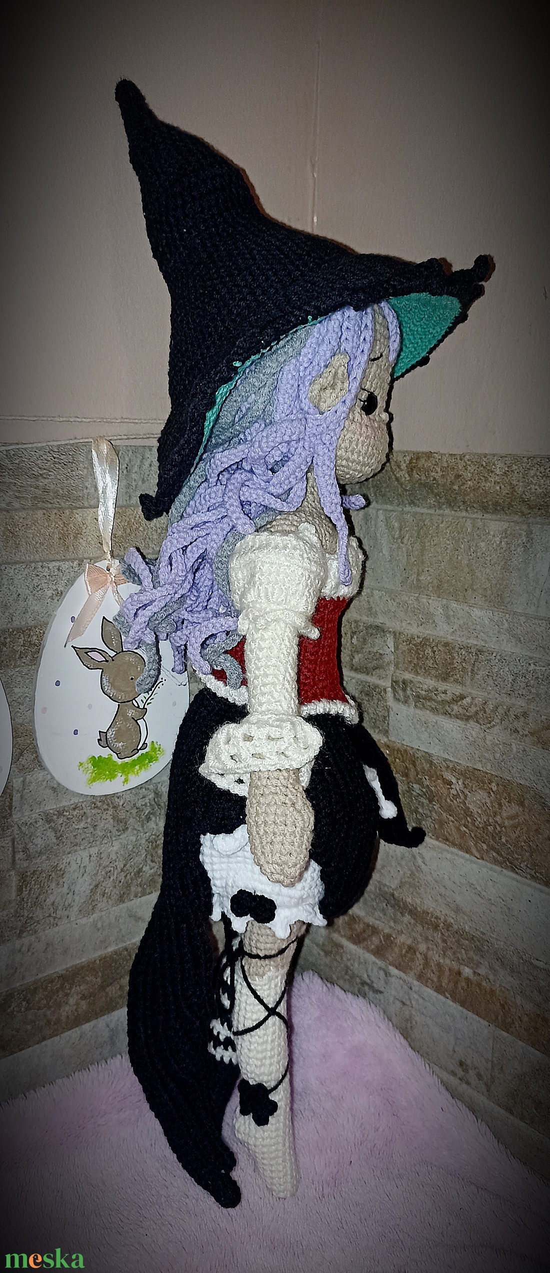 Amigurumi boszorkány - játék & sport - plüssállat & játékfigura - más figura - Meska.hu Amigurumi boszorkány - játék & sport - plüssállat & játékfigura - más figura - Meska.hu