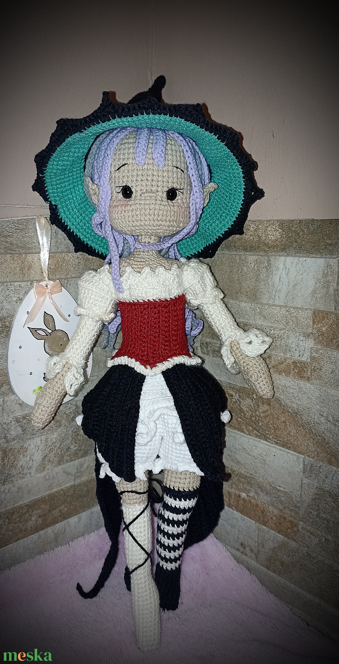 Amigurumi boszorkány - játék & sport - plüssállat & játékfigura - más figura - Meska.hu Amigurumi boszorkány - játék & sport - plüssállat & játékfigura - más figura - Meska.hu