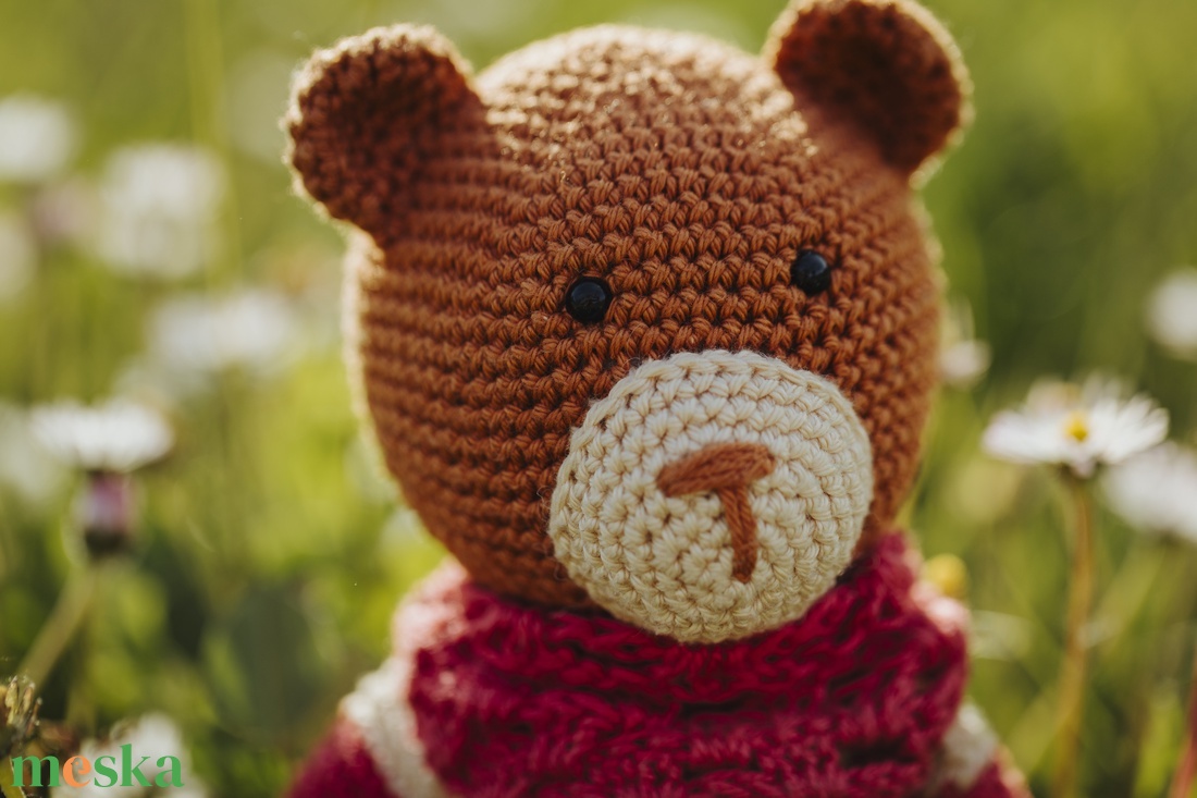 Csíkos maci - játék & sport - plüssállat & játékfigura - maci - Meska.hu