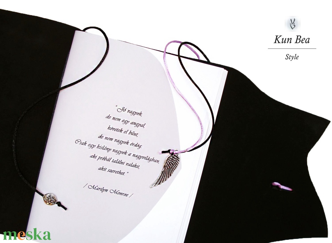 ' Idézet ' Szabadon választva - otthon & életmód - papír, írószer - jegyzetfüzet & napló - Meska.hu