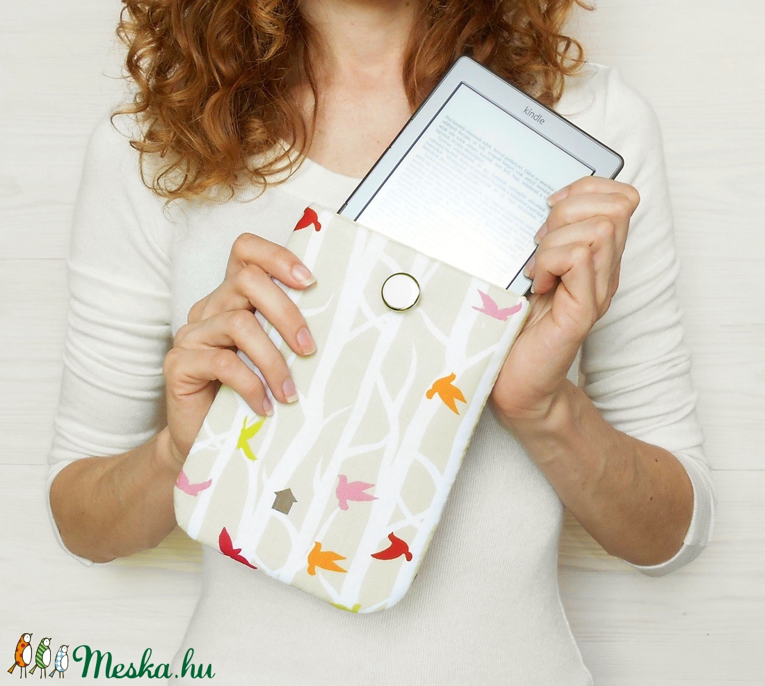 HAPPY BIRDS 6 - Madarak -  Textil Kindle / E-book tok -  - Meska.hu
