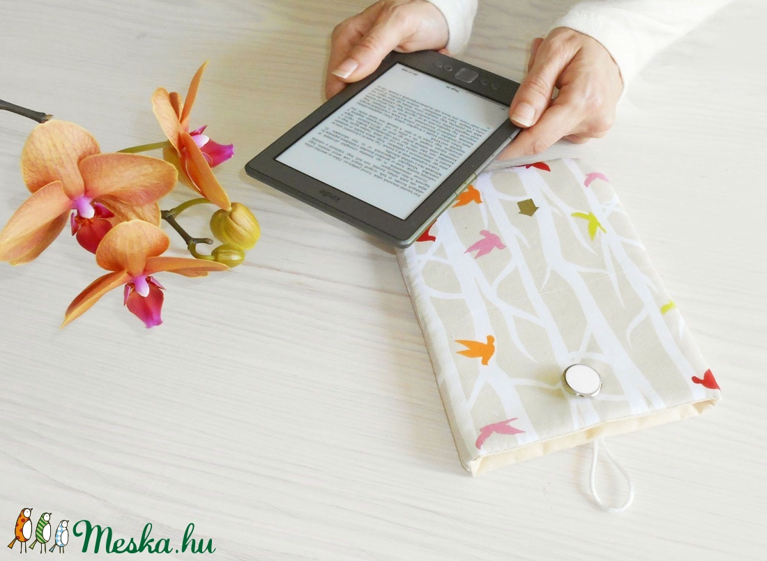 HAPPY BIRDS 6 - Madarak -  Textil Kindle / E-book tok -  - Meska.hu