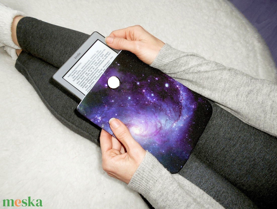 GALAXIS 6-12 - Textil Kindle / E-book tok / Tablet tok - VÁLASZTHATÓ MÉRET! - táska & tok - ebook & tablet tok - Meska.hu