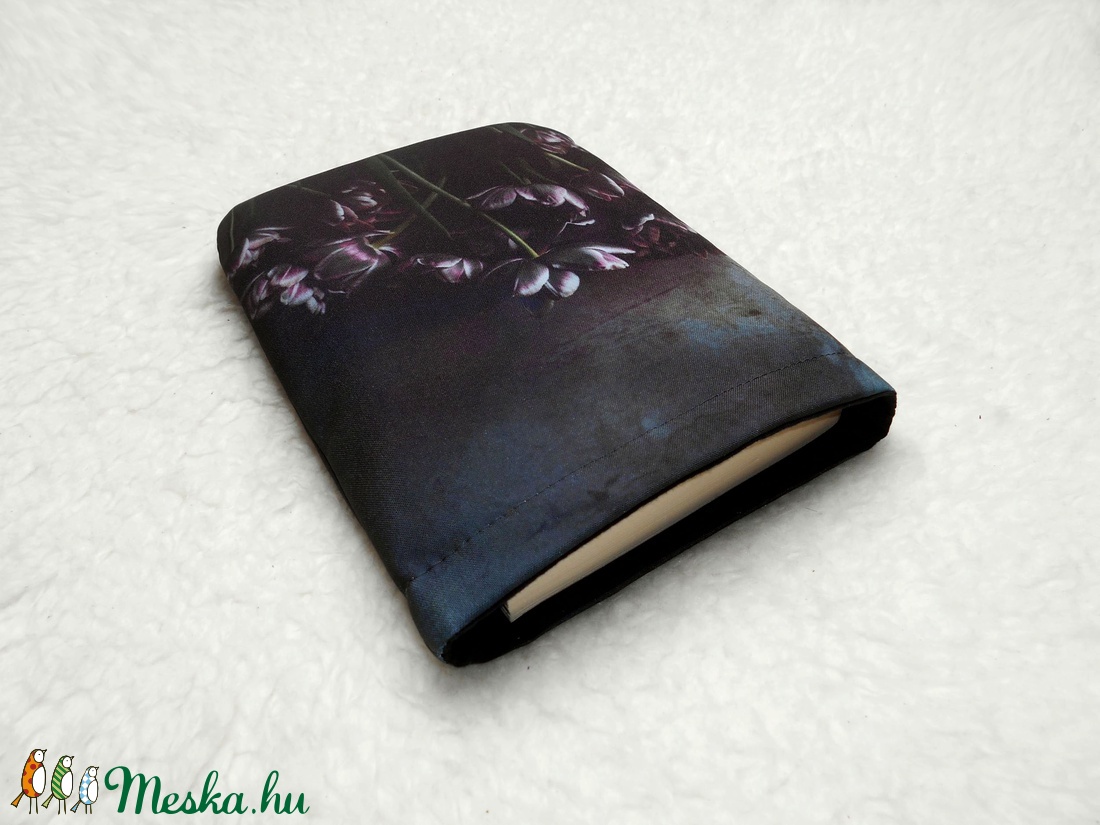 BLACK VALENTINE - Könyv Védő Tok, Könyvölelő, Könyvvászon - VÁLASZTHATÓ MÉRET! - táska & tok - ebook & tablet tok - Meska.hu