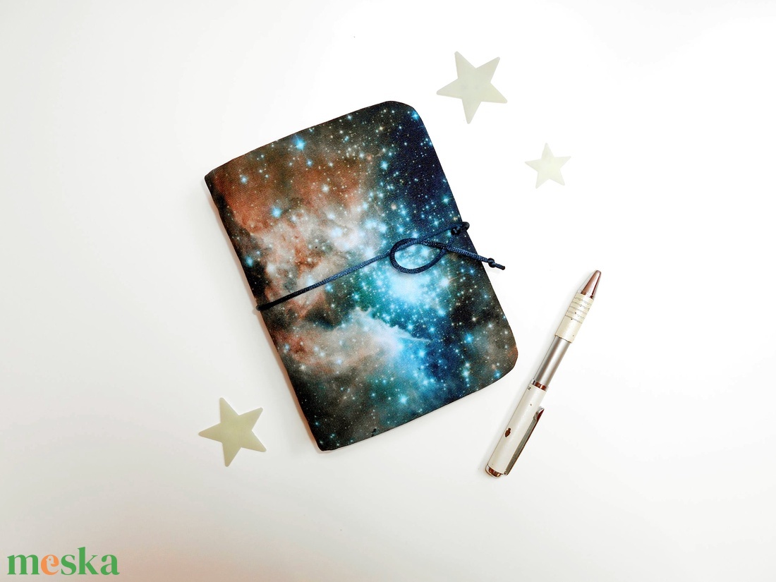 ' NEBULA ' Puha Textil borítású Napló A6 - otthon & életmód - papír, írószer - jegyzetfüzet & napló - Meska.hu ' NEBULA ' Puha Textil borítású Napló A6 - otthon & életmód - papír, írószer - jegyzetfüzet & napló - Meska.hu