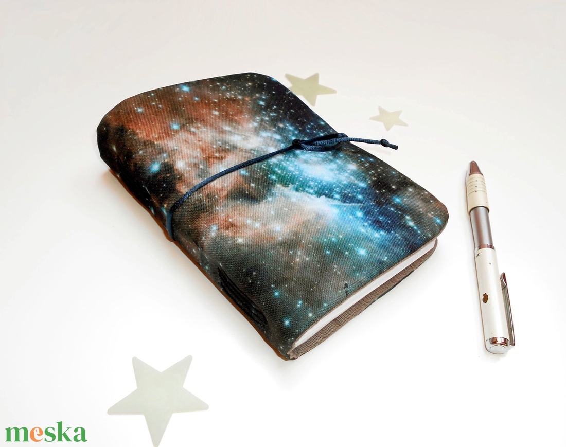 ' NEBULA ' Puha Textil borítású Napló A6 - otthon & életmód - papír, írószer - jegyzetfüzet & napló - Meska.hu ' NEBULA ' Puha Textil borítású Napló A6 - otthon & életmód - papír, írószer - jegyzetfüzet & napló - Meska.hu